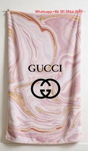 Gucci Pink Marble Tapestry Gold Vein Gucci Throw Blankets IMG_2883